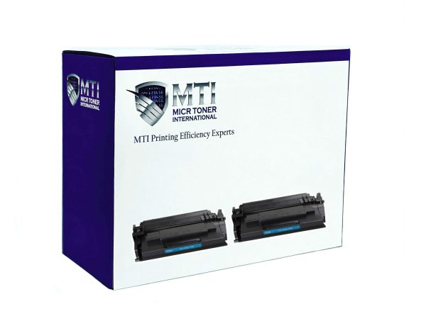 MTI 58X MICR Toner Compatible for HP CF258X Check Printing Cartridge (High Yield, 2-Pack) Supply