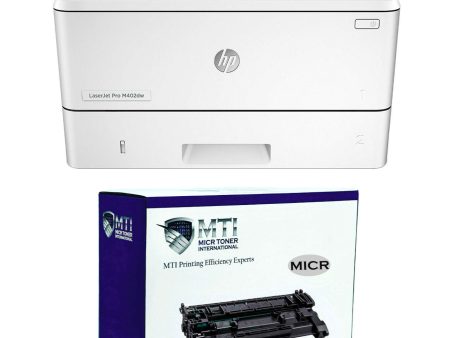 HP M402dw LaserJet Pro Printer and 1 CF226A MTI MICR Cartridge For Discount