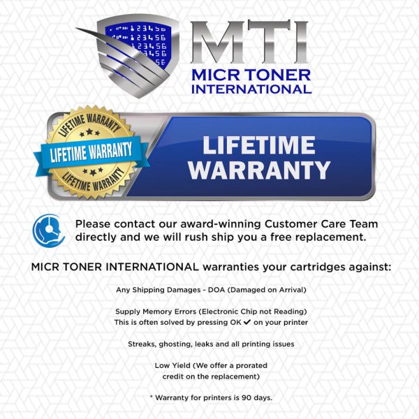 MTI 206X W2110X USA Remanufactured Universal MICR Toner Cartridge Online now