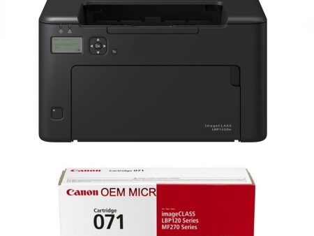 Canon imageCLASS LBP122dw Wireless Check Printer with 1 OEM 071 MICR Cartridge on Sale