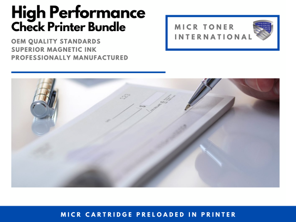 Lexmark MS810dn Renewed Check Printer with 1 MTI 52D1H00 High Yield MICR Cartridge For Sale