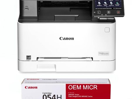 Canon MF641Cw imageCLASS Check Printer with 1 OEM Modified 054H MICR Cartridge (High Yield) Sale