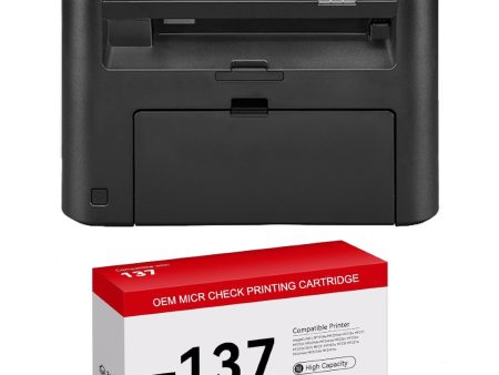 Canon D570 Wireless Check Printer with 1 OEM Modified CRG 137 MICR Cartridge For Cheap