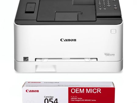 Canon imageCLASS LBP622Cdw Check Printer with 1 OEM Modified 054 MICR Cartridge For Cheap