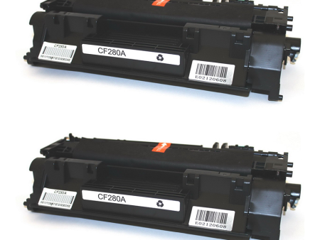 MTI 80A Compatible HP CF280A Toner Cartridge (Black, 2-pack) on Sale