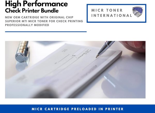 HP M140w LaserJet MFP Check Printer with MTI Compatible 141A MICR Cartridge Online Sale