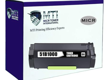 MTI 51B1000 MICR Toner for Lexmark MS   MX series for 317   417   517   617 Check Printing Cartridges Online Sale