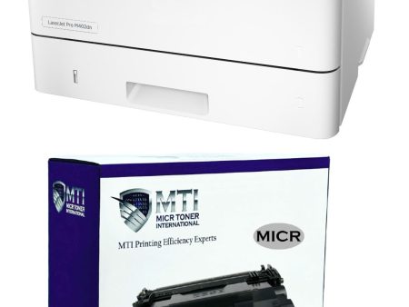 MTI M402dn Renewed LaserJet Pro Printer with 1 MTI CF226X MICR Cartridge (High Yield) Fashion