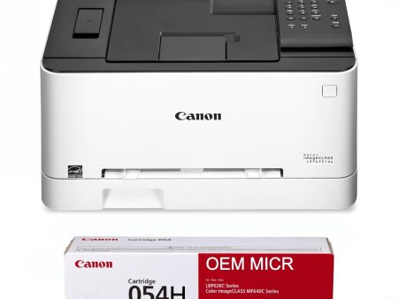 Canon imageCLASS LBP622Cdw Check Printer with 1 OEM Modified 054H MICR Cartridge (High Yield) Online Hot Sale