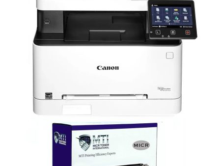 Canon MF642Cdw Wireless Check Printer with 1 MTI 054H MICR Cartridge (High Yield) Online Sale