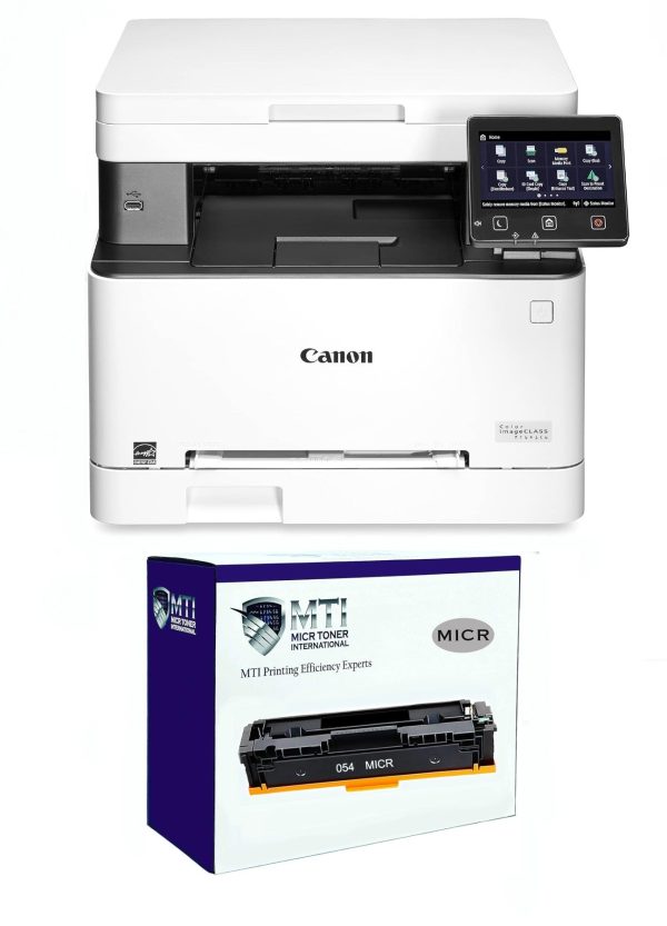 Canon MF641Cw imageCLASS Check Printer with 1 MTI CRG 054 MICR Cartridge on Sale