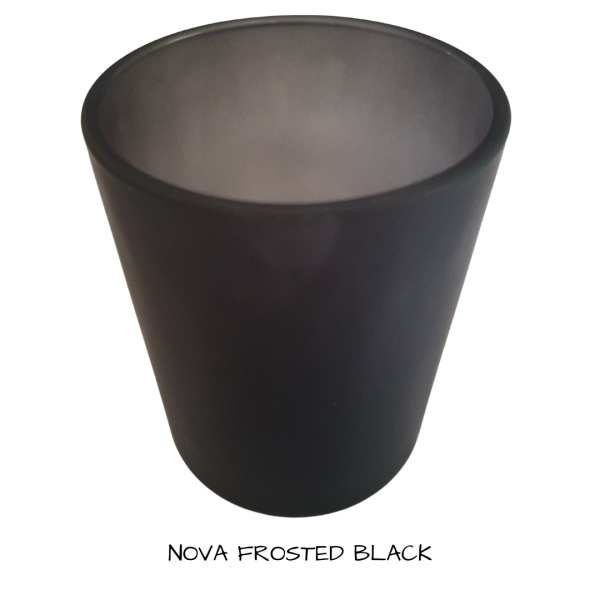 Candle Jar - Nova Frosted Black For Discount