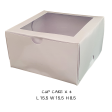 Box - Cup Cake Box 4  - White with Window Online