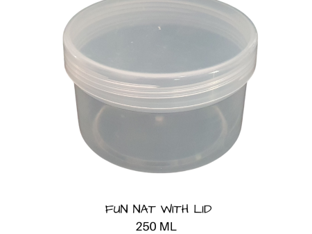 Plastic Fun Jar Natural 250 mls Hot on Sale