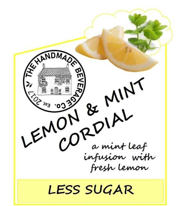 Cordials - Lemon and Mint 500 mls Supply