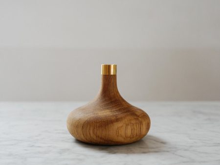 OAK CANDLE HOLDER Hot on Sale