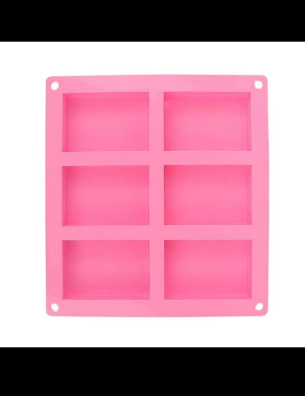 SH Silicone Mould -  Rectangle 6 cavity mould For Sale