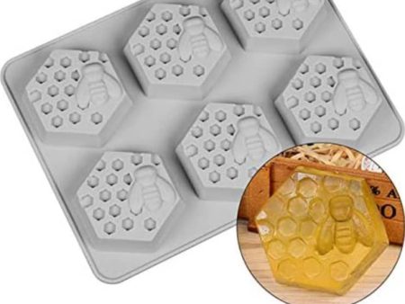 SH Silicone Honey Comb and Bee Hexagonal (bumble bee) Discount