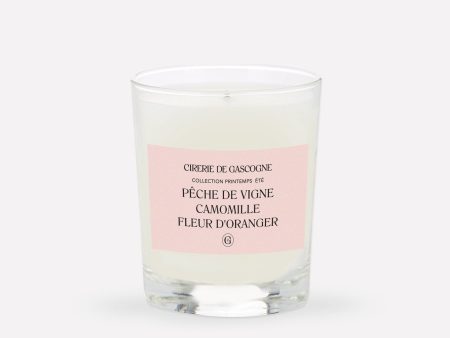 VINE PEACH, CHAMOMILE, ORANGE BLOSSOM BLEND CANDLE For Discount