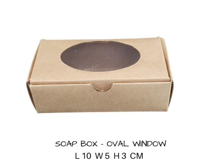 Box- Small Box With Oval Window 9.5 cm X 3cm X 5.5 cm (Out The Box) For Discount