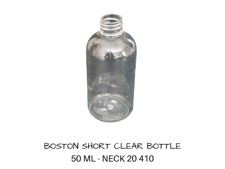 Boston Squat Plastic Bottle 50 mls Supply