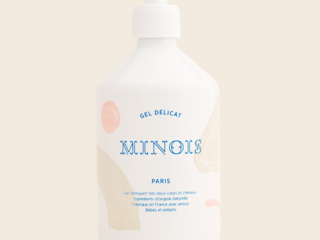 MINOIS PARIS GEL DÉLICAT (DELICATE GEL) BABY BODY & HAIR WASH Hot on Sale