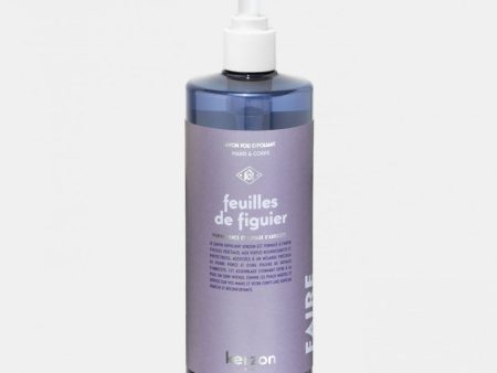 EXFOLIATING LIQUID SOAP FEUILLES DE FIGUIER (FIG LEAF) Online now