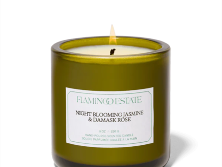 NIGHT BLOOMING JASMINE & DAMASK ROSE CANDLE on Sale