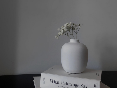 BLANC 05 HANDMADE CERAMIC VASE Online now