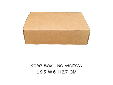 Box- Soap Box 9.5 cm X 3cm X 6 cm (Out The Box) LOCAL No window Fashion