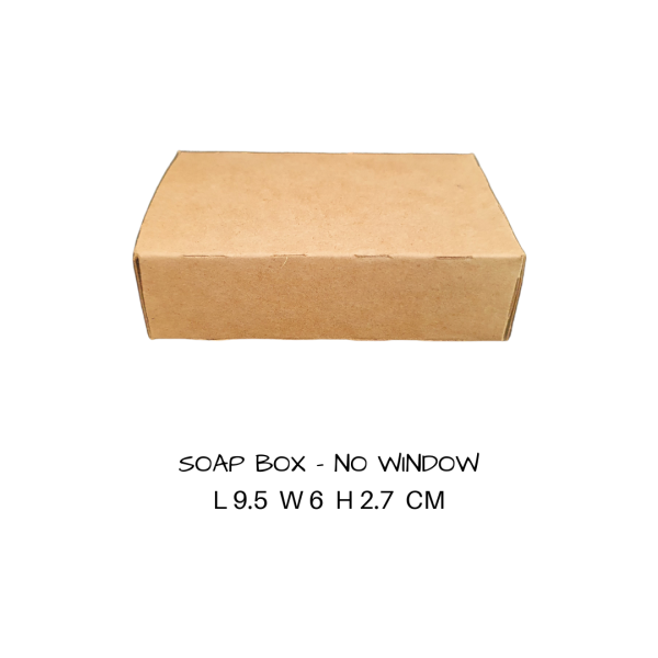 Box- Soap Box 9.5 cm X 3cm X 6 cm (Out The Box) LOCAL No window Fashion