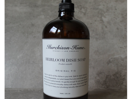 HEIRLOOM DISH SOAP IN AMBER DISPENSER 34 OZ. - ORIGINAL FIG Online now