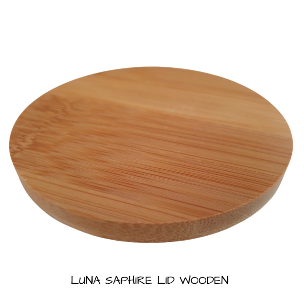 Candle Jar Lid- Luna Wood Online now