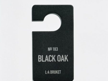 L:A BRUKET FRAGRANCE TAG - NO.183 BLACK OAK Online Sale