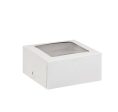 Box - Cup Cake Box 4  - White with Window Online