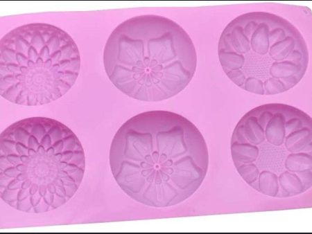 SH Silicone Mould - 6 cavity Flower Mould on Sale