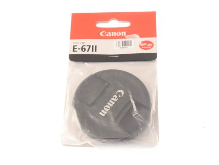 Canon 67mm Lens Cap E-67 II Fashion