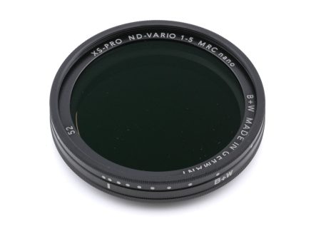 B+W 52mm Variable ND Filter ND-Vario 1-5 XS-Pro MRC Nano Discount