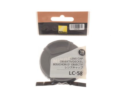 Nikon 58mm Lens Cap LC-58 Online Sale